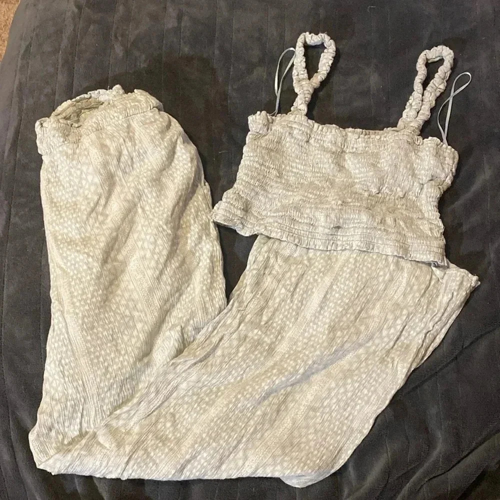 Paper Crane Gray Crop Top